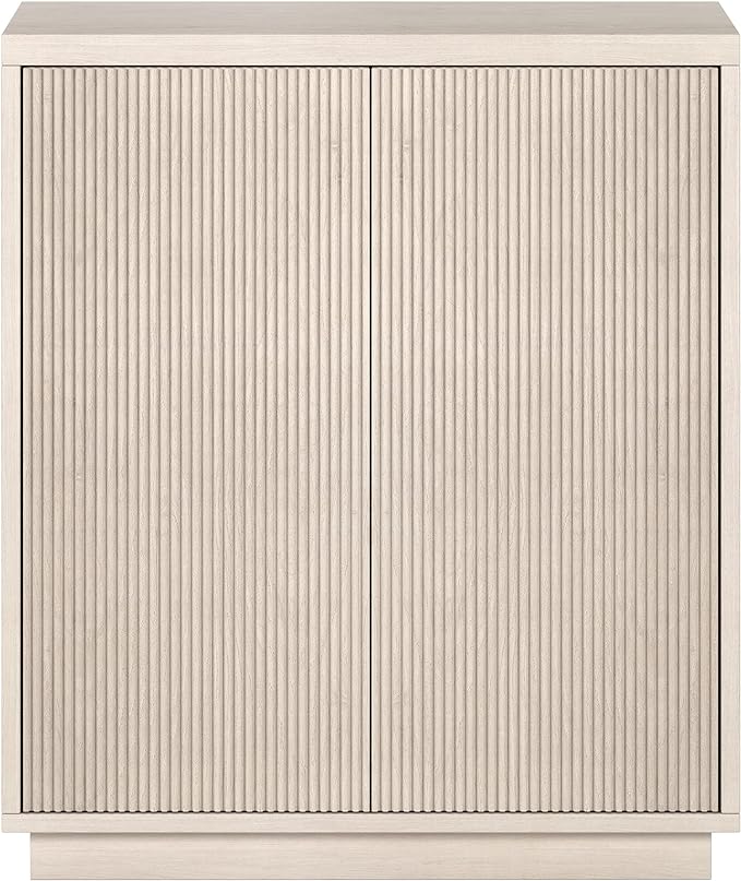 Henn&Hart Alston Accent Cabinet, 28" Wide, Alder White