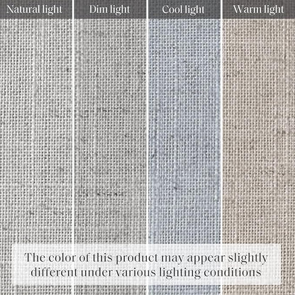 Madison Park Kyler Cordless Roman Shades - Single Panel, Lightweight Linen Blend Fabric, Natural Design, Easy Installation, Light Filtering Window Blind, Bedroom, Living Room Decor 27" W x 64" H Grey
