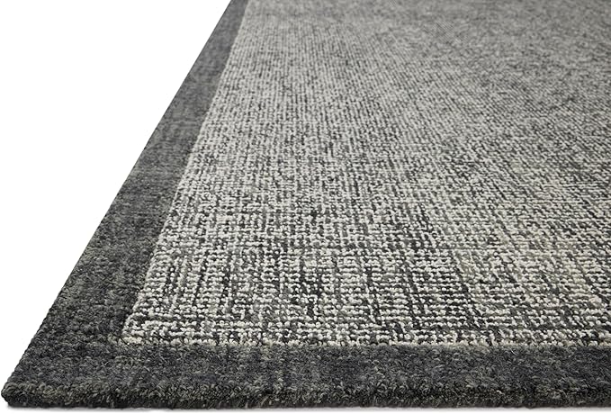 Loloi Magnolia Home by Joanna Gaines Henley Collection Ivory/Charcoal 9'-3" x 13' Area Rug