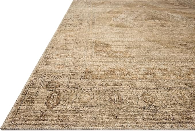 Loloi Amber Lewis Cambria Collection CBR-03 Taupe/Antique Bronze 5'-0" x 7'-6" Area Rug Jute, Neutral, Vintage Style, Antique Tone, Living, Bedroom, Dining, Carpet
