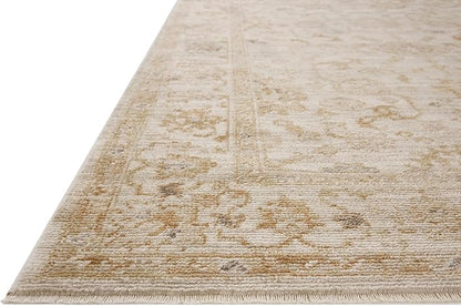 Loloi Magnolia Home by Joanna Gaines Pace Collection PAC-02 Natural/Gold 9'-6" x 12'-3" Area Rug