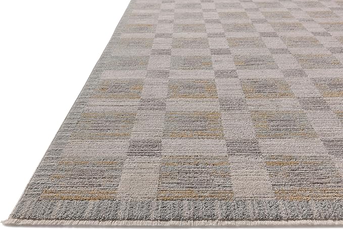 Loloi Amber Lewis Cali Collection CIL-07 Mist/Wheat 2'-7" x 10'-0", .25" Pile Height, Runner Rug