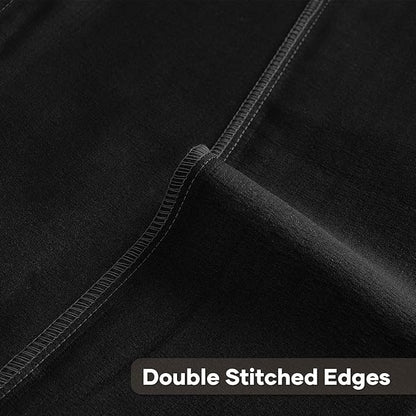 FUTEI Black Decorative Throw Pillow Covers 22x22 Inch Set of 2,Soft Cozy Wheat Ear Striped Patterns Cushion Cases,Modern Home Decor for Couch Bed Living Room