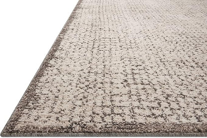 Loloi Darby Collection DAR-04 Ivory/Stone 6'-7" x 9'-3" Area Rug
