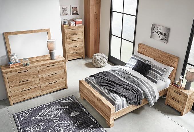 Signature Design by Ashley Hyanna Rustic 5 Drawer Chest, Rustic