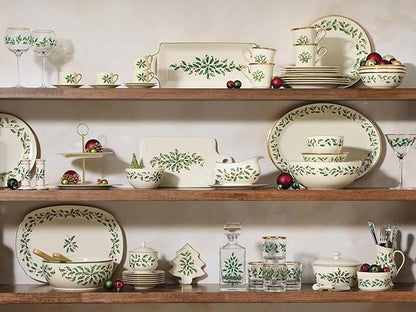 Lenox 897082 Holiday Dinnerware Place Setting Bowls, Set of 4, Christmas