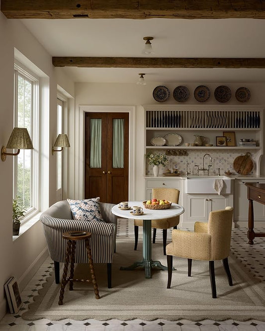 Loloi Chris Loves Julia Scottie Collection SCO-01 Fog/Ivory 7'-9" x 9'-9", .87" Pile Height, Area Rug