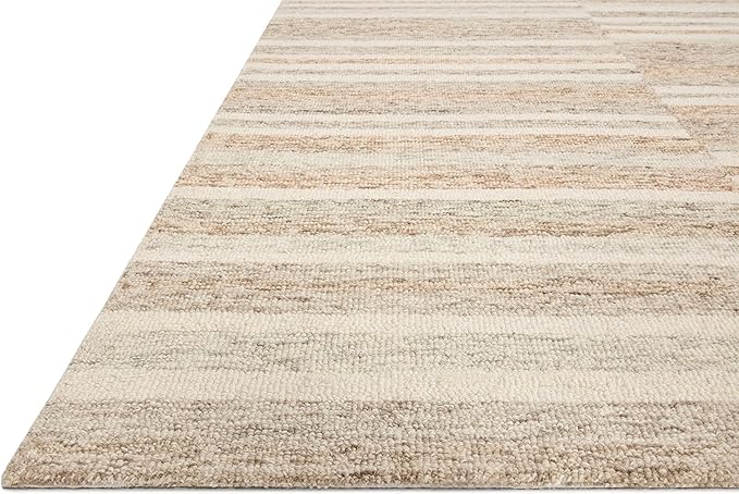 Loloi Chris Loves Julia Chris Collection CHR-03 Ivory/Clay 3'-6'' x 5'-6'', .50" Pile Height, Accent Rug