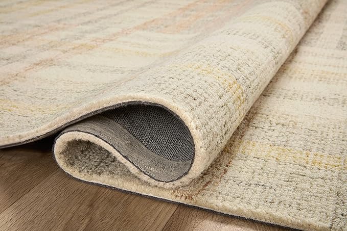 Loloi Chris Loves Julia Chris Collection CHR-04 Natural/Multi 7'-9'' x 9'-9'', .50" Pile Height, Area Rug