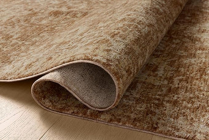 Loloi Magnolia Home by Joanna Gaines Junie Collection JUE-01 Clay/Natural 2'-7" x 8'-0", .38 Pile Height, Runner Rug