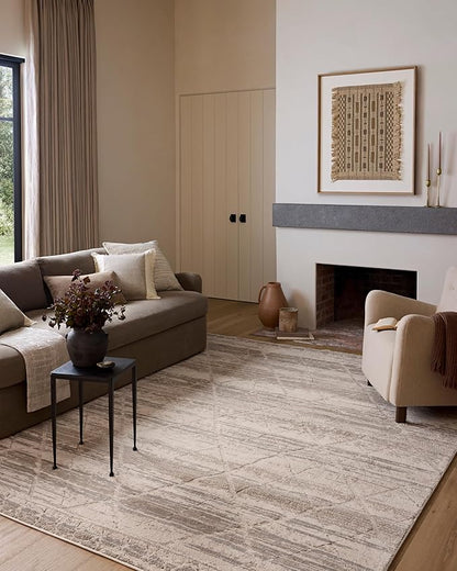 Loloi Amber Lewis Monty Collection MOT-02 Ivory/Natural 2'-7" x 10'-0", .50" Pile Height, Runner Rug