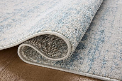 Loloi Kamala Collection KAM-04 Sky/Dove 7'-10" x 10' Area Rug