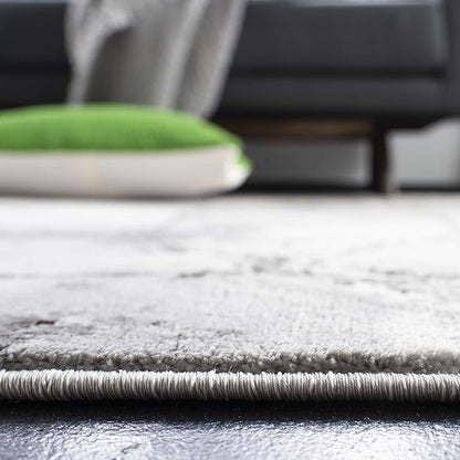 SAFAVIEH Craft Collection Accent Rug - 2'3" x 4', Grey & Silver, Modern Abstract Design, Non-Shedding & Easy Care, Ideal for High Traffic Areas in Entryway, Living Room, Bedroom (CFT877G)
