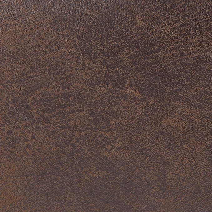 SIMPLIHOME Gabbie 48 inch Wide Contemporary Rectangle Rectangular Storage Ottoman in Distressed Chestnut Brown Vegan Faux Leather, Assembled, For the Living Room, Entryway and Family Room