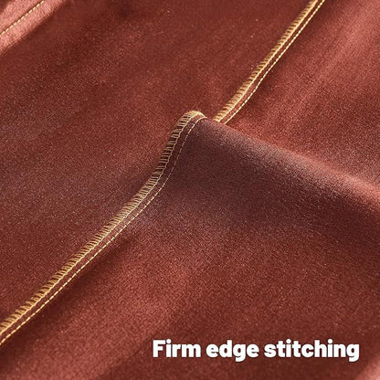 FUTEI Rust Chenille Decorative Throw Pillow Covers 18x18 Inch Set of 2,Soft Embossed Striped Textured Cushion Case,Modern Home Decor for Couch Bed Living Room