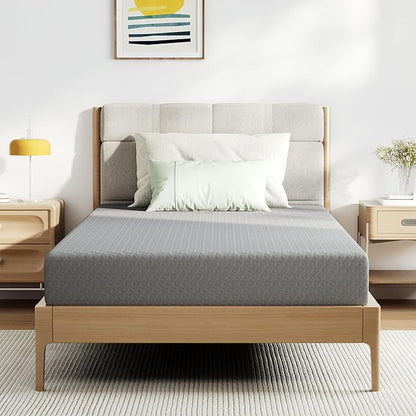 Novilla Queen Memory Foam Mattress, 5 Inch Queen Size Mattresses with Gel-Infused Memory & Ventilated Wave Foam for Fresh Sleep & Zoned Pressure Relief Mattress in a Box CertiPUR-US Certified