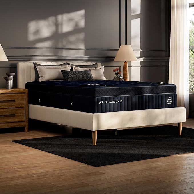 DreamCloud Ultra 15" California King Mattress - Memory Foam - 365 Night Trial - Fiberglass Free - Forever Warranty - Mattress in a Box - CertiPUR-US® Certified