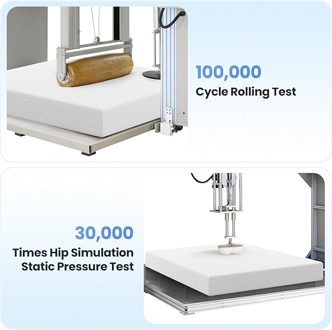 Yaheetech 12 Inch Twin Mattress 3 Foam Layer Cooling Gel Memory Foam Mattresses, Green Tea for Fresher Sleep, Medium Firm, CertiPUR-US Certified, No Fiberglass, Twin Size Mattress in a Box