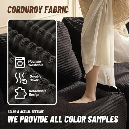 Cozy Square Ottoman, Comfortable Seating, No Assembly Required, Black