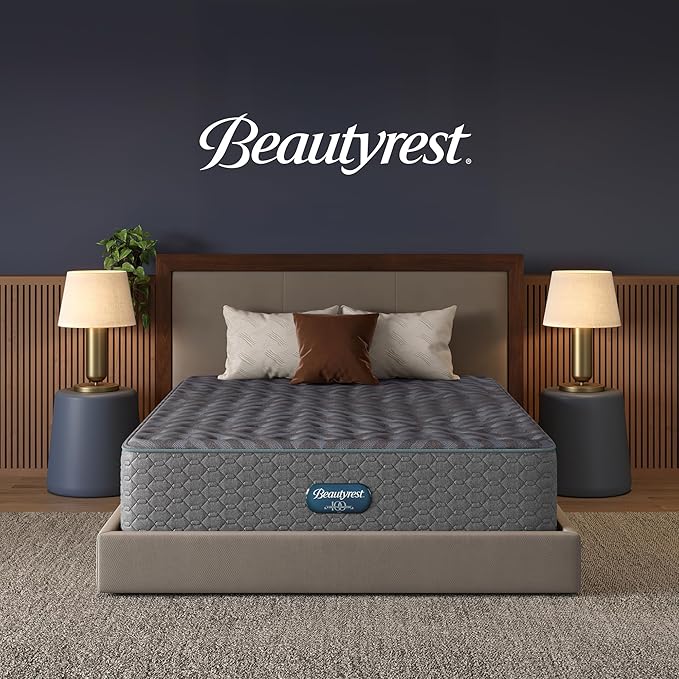 Beautyrest Days End Medium 14" Mattress - Queen - Cooling Tech, Supportive Durable Pocketed Coils, Pressure Relief, Motion Separation; 100 Night Sleep Trial and 10 Year Warranty
