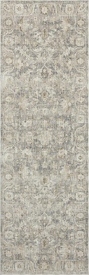 Loloi Amber Lewis Honora Collection HON-02 Slate/Beige 3'-9" x 5'-9" Accent Rug