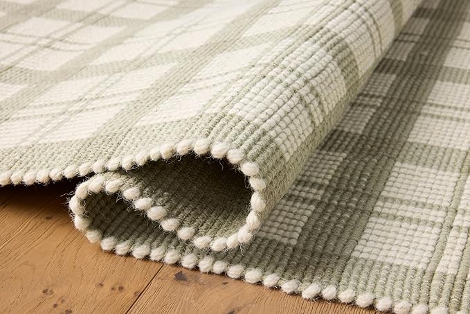 Loloi Magnolia Home by Joanna Gaines Ryder Collection RYD-01 Sage/Ivory 2'-6" x 7'-6" Runner Rug