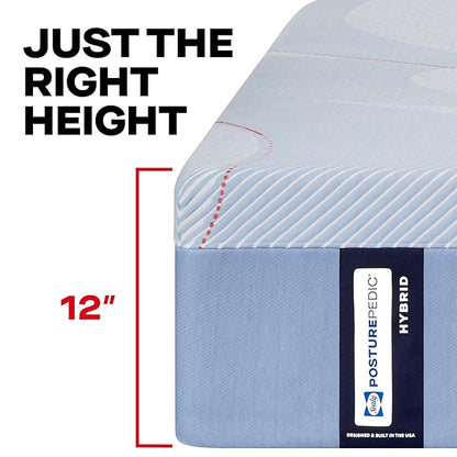 Sealy Posturepedic® Fayette 12" Medium Tight Top Hybrid Mattress - Twin Long