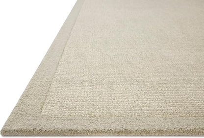 Loloi Magnolia Home by Joanna Gaines Henley Collection HNY-01 Ivory/Silver 7'-9" x 9'-9" Area Rug