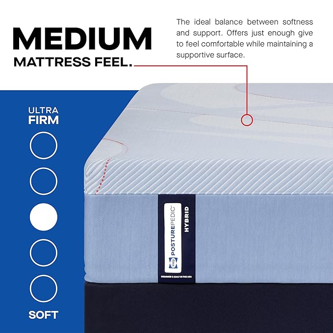 Sealy Posturepedic® Fayette 12" Medium Tight Top Hybrid Mattress - Twin Long