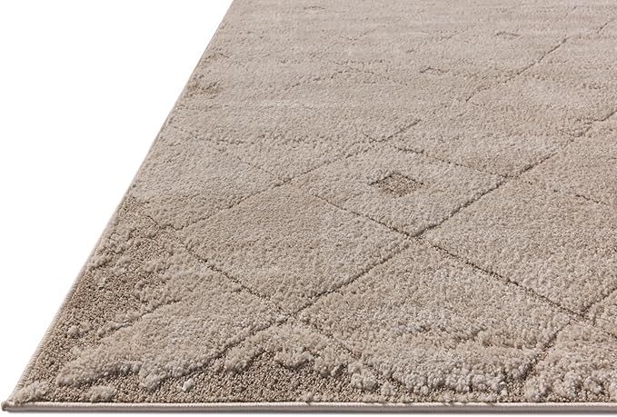 Loloi Amber Lewis Monty Collection MOT-05 Beige/Natural 5'-3" x 7'-6", .50" Pile Height, Accent Rug