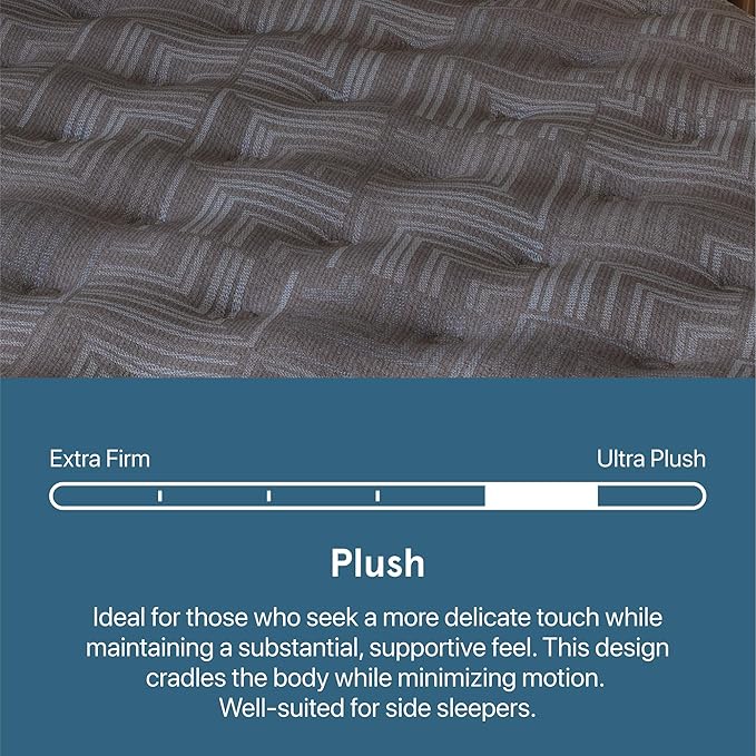 Beautyrest Prime Dream Plush 13.75" Mattress - Twin - Durable Pocketed Coil, Support, Pressure Relief, Cooling, Motion Separation; 100 Night Sleep Trial and 10 Year Warranty