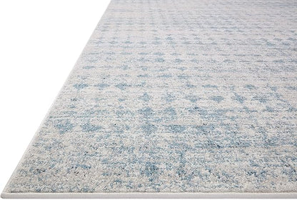 Loloi Kamala Collection KAM-04 Sky/Dove 4'-0" x 6'-0" Accent Rug