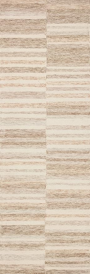 Loloi Chris Loves Julia Chris Collection CHR-03 Ivory/Clay 3'-6'' x 5'-6'', .50" Pile Height, Accent Rug