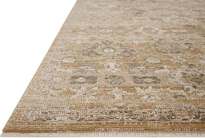 Loloi Magnolia Home by Joanna Gaines Pace Collection PAC-07 Sunset/Stone 9'-6" x 9'-6" Round Area Rug