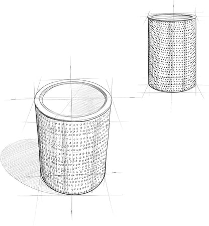 SIMPLIHOME Corbin Side Table – 16 inch Wide Metal Round Accent Table in Hammered Antique Gold, Industrial Style End Table for Living Room, Bedroom, or Office with Sturdy Base, Assembled