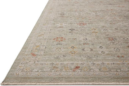 Loloi Chris Loves Julia Ida Collection IDA-04 Spa/Multi 6'-3" x 9'-4", .19" Pile Height, Area Rug
