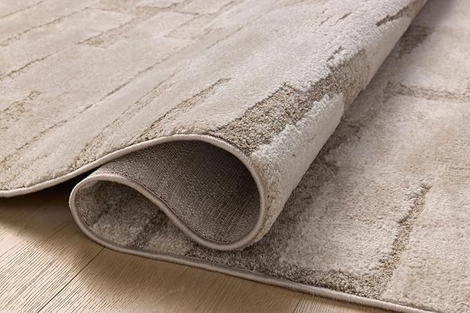 Loloi Amber Lewis Monty Collection MOT-04 Taupe/Beige 2'-7" x 8'-0", .50" Pile Height, Runner Rug