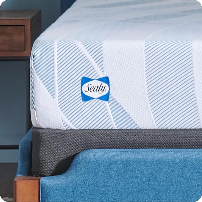 Sealy Dreamlife 10” Foam Mattress-in-a-Box, Twin XL, SealyComfort Gel Memory Foam, Surface-Guard Technology, 10 Year Limited Warranty, Made in The USA
