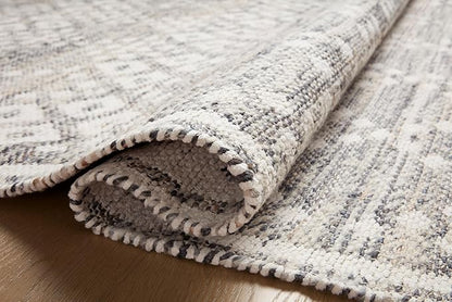 Loloi Angela Rose Rivers Collection RIV-01 Denim/Ivory 7'-9" x 9'-9" Reversible Area Rug