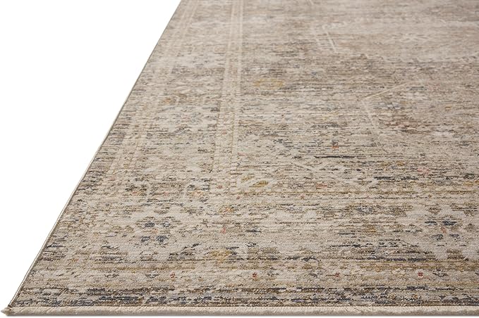 Loloi Chris Loves Julia Ida Collection IDA-01 Taupe/Multi 2'-3" x 3'-10", .19" Pile Height, Accent Rug