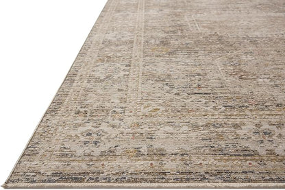 Loloi Chris Loves Julia Ida Collection IDA-01 Taupe/Multi 3'-6" x 5'-6", .19" Pile Height, Accent Rug