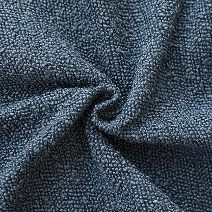 Foindtower Pack of 2 Textured Boucle Throw Pillow Covers Accent Solid Pillow Cases Cozy Soft Decorative Couch Cushion Case for Chair Sofa Bedroom Living Room Home Decor 18x18 Inch Dark Blue