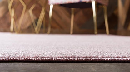 Unique Loom Trellis Frieze Collection Area Rug - Geometric (5' 1" x 8', Light Pink/ Ivory)