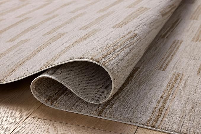 Loloi Amber Lewis Cali Collection CIL-04 Ivory/Tobacco 7'-10" x 10' Area Rug