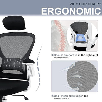 8 Pack Office Chair Ergonomic Desk Chair Comfort Adjustable Height with Wheels，Lumbar Support Mesh Swivel Computer Home Office Chair,Conference Room Chairs