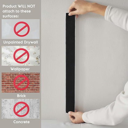 Nestl Upholstered King Headboard - Easy Assemble Channel Stitched Headboard King Size Bed - Wall Mounted Headboards with 3D Soundproof Wall Panels Peel & Stick Floating Headboards, Silver