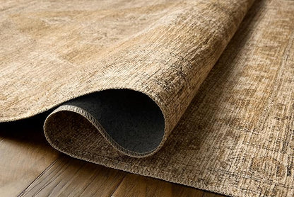 Loloi Amber Lewis Cambria Collection CBR-03 Taupe/Antique Bronze 5'-0" x 7'-6" Area Rug Jute, Neutral, Vintage Style, Antique Tone, Living, Bedroom, Dining, Carpet