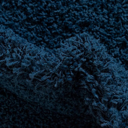Unique Loom Solid Shag Collection Area Rug (10' x 13' 11" Rectangle, Sapphire Blue/ Navy Blue)