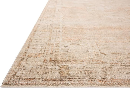 Loloi Chris Loves Julia Palma Collection PLM-02 Spice/Natural 2'-3" x 3'-10" Accent Rug Vintage Style Boho Living Room Bedroom Carpet