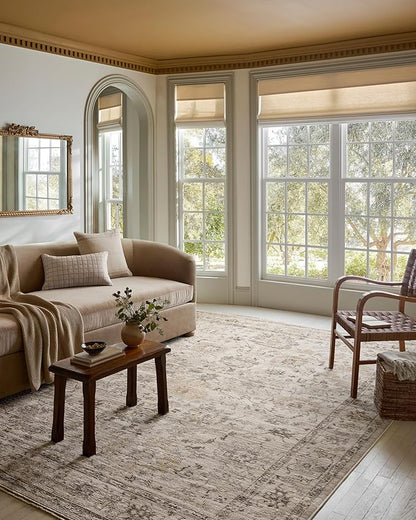 Loloi Magnolia Home by Joanna Gaines Pace Collection PAC-01 Natural/Stone 2'-3" x 3'-10" Accent Rug